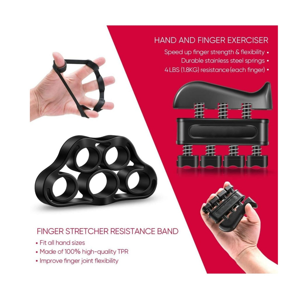 Lavi Grip Strength Trainer,Hand Grip Strengthener Set(7 Pack),Adjustable Resistance Forearm Exerciser
