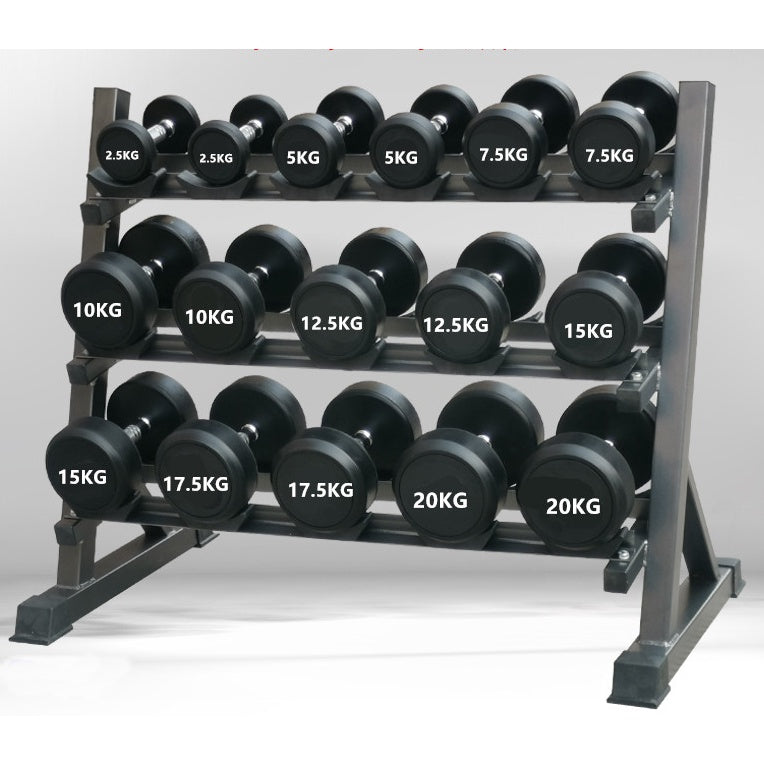 3 Tier Dumbbell Rack With Saddle