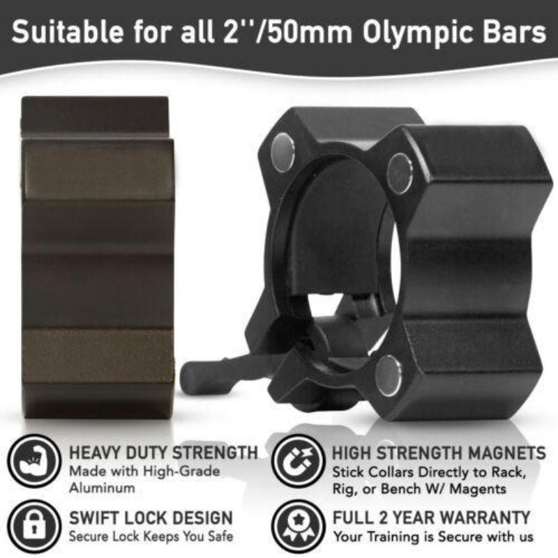 MMB Magnes Barbell Collar Magnetic one pair Clamps