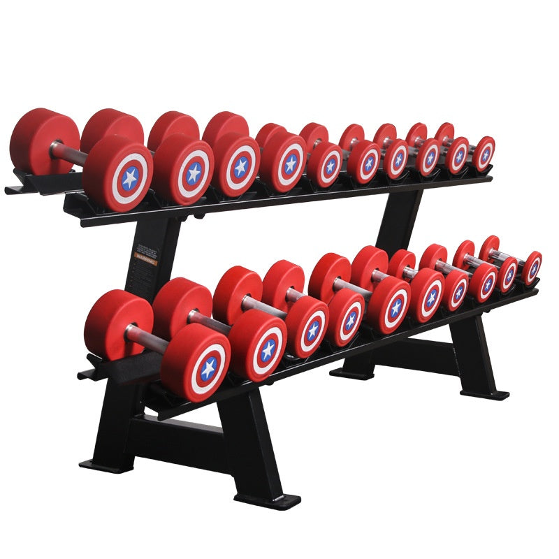 Commercial 2 Tiers 10 pairs Dumbbell Rack