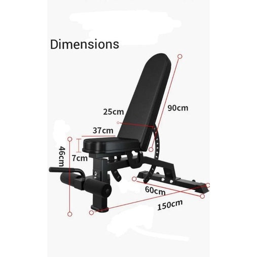 FID Decline Incline Gym Bench