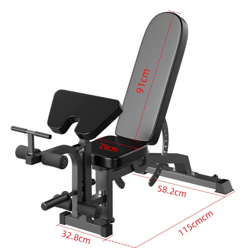 FID Decline Incline Gym Bench