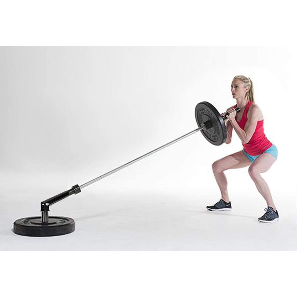 Landmine Attachment Workout T-Bar Row Platform, Barbell T-Bar Row Plate Post Insert Landmine Full 360°Swivel & Easy to Install, Easy Use in Small Spaces, Great for Back Exercises & Entire Body Strength