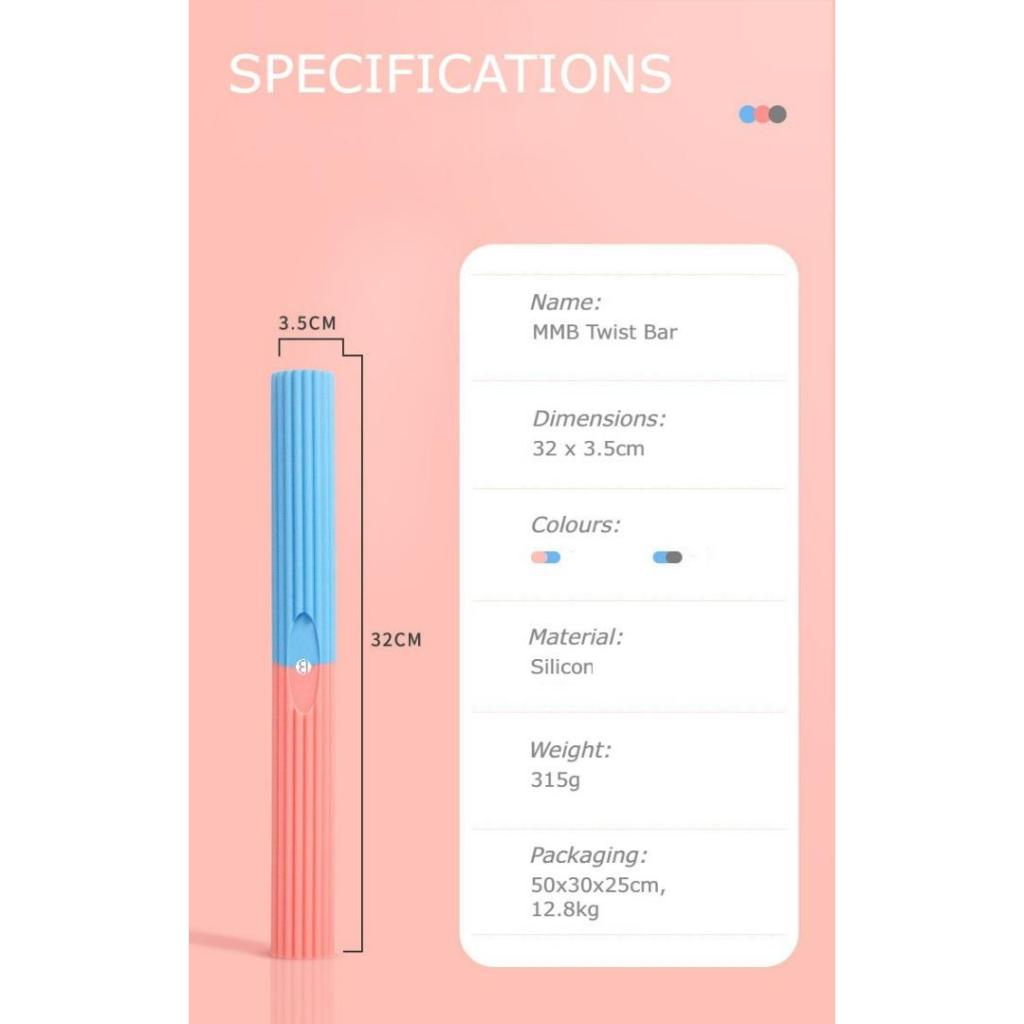 FlexBar Resistance Bar For Improving Grip Strength, Tennis Elbow, Golfers Elbow, Tendonitis TheraBand