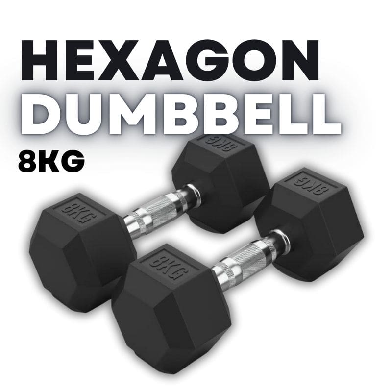 Hexagon hex Dumbbell 8kg kipfit