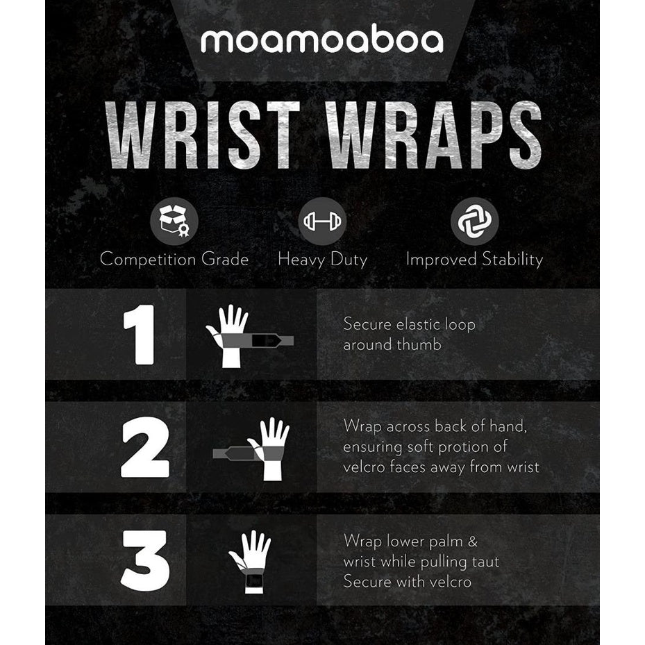 MMB Karpo 45cm Weightlifting Wrist Wraps