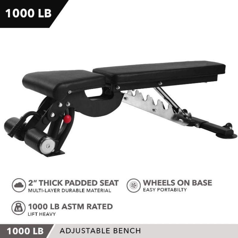 MMB Ptosi Decline Incline Gym Bench