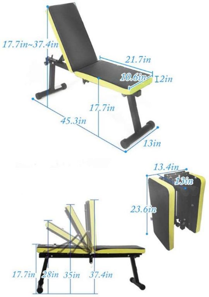 Maikang Yellow Gym Bench B11