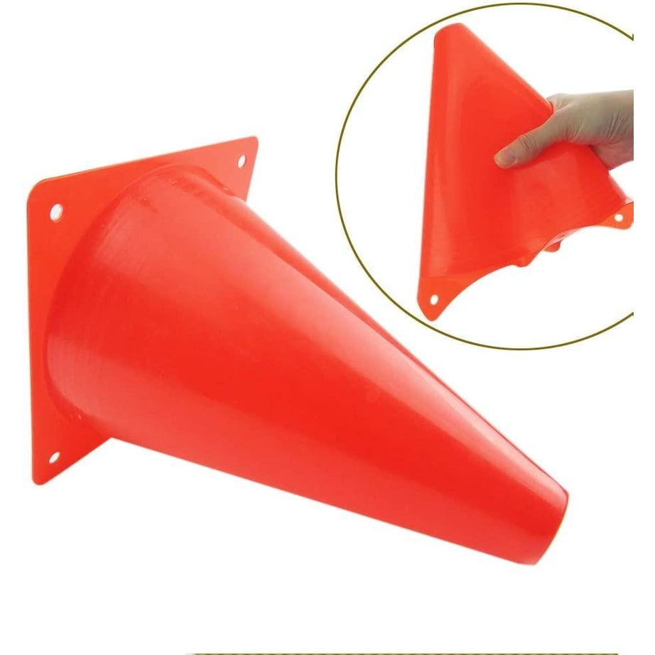18cm Plastic Traffic Cones Sport Training Agility Marker Cone for Soccer, Skating, Football, Basketball, Indoor and Outdoor Games