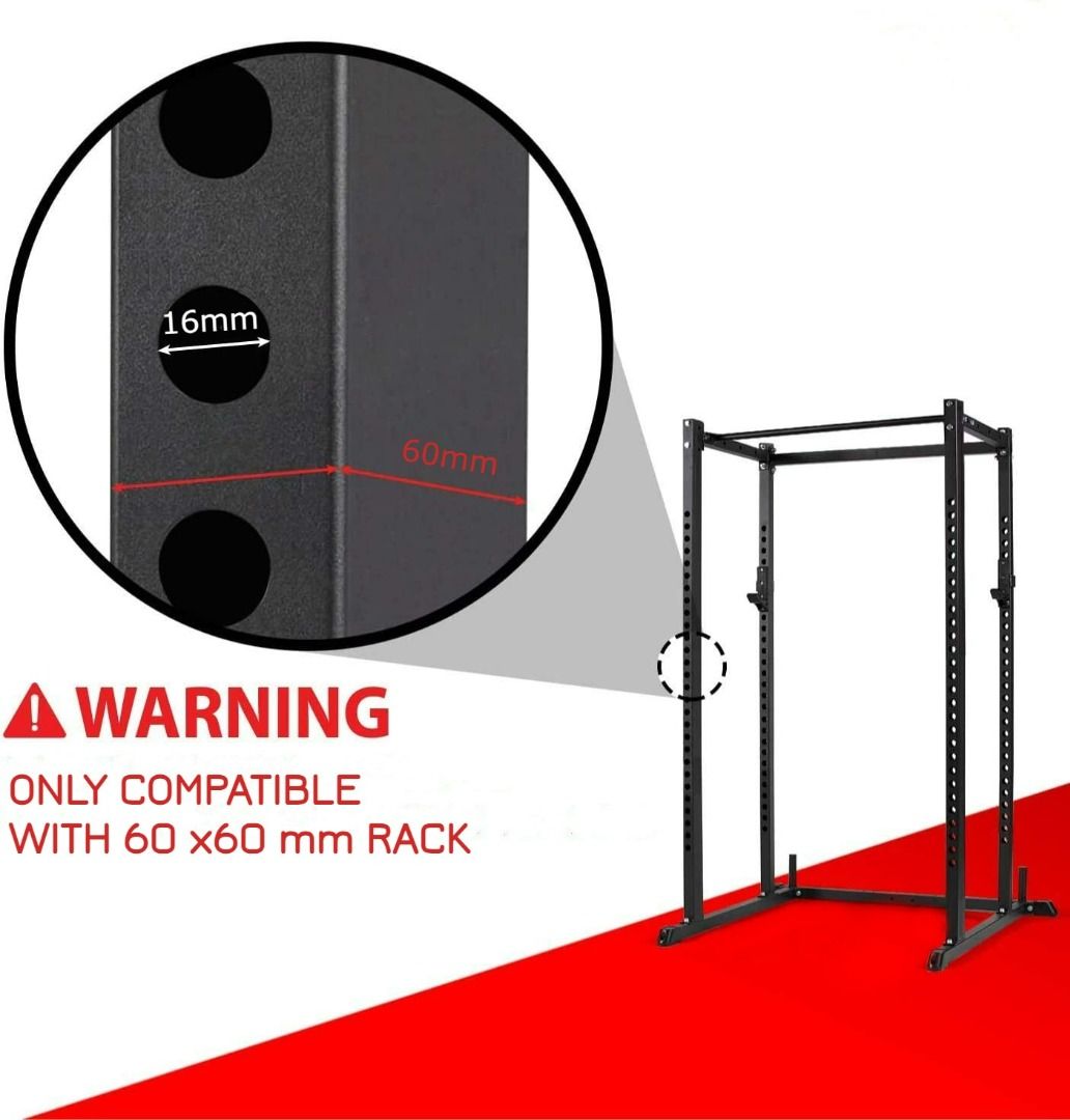 Olympic Weight Plate Holder Power Rack Attachment For Power Rack - Fit 50mm Olympic Weight Plates