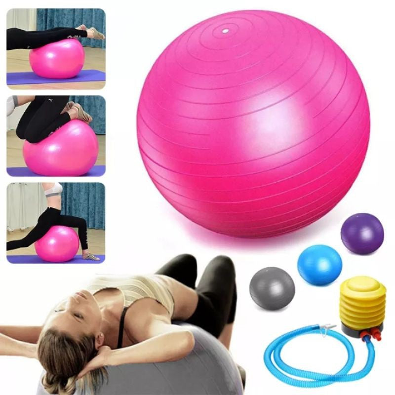 Anti-Burst and Slip Swiss Ball Yoga Ball Fitness Ball Birthing Ball with Quick Pump