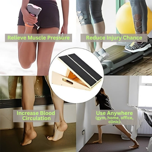 Tula Wooden Slant Board, Adjustable Incline Board Calf Ankle Stretcher