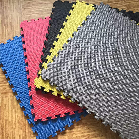 Interlocking EVA Floor Mats/Tiles 1m x 1m x 25 mm - Jiu Jitsu/Wrestling Professional Taekwondo Mat