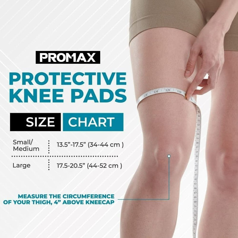 Promax Protective Knee Pads, Thick Sponge Anti-slip, Collision Avoidance Knee Sleeve