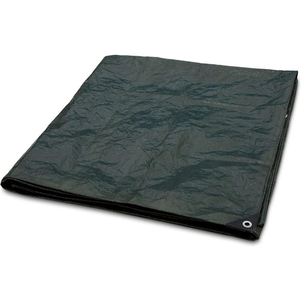 Large Waterproof Tarp Thick Poly Tarpaulin Ideal for Canopy Tents, Boats, RV or Pool Covers