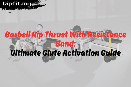 Barbell Hip Thrust With Resistance Band