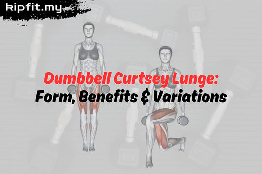 Dumbbell Curtsey Lunge