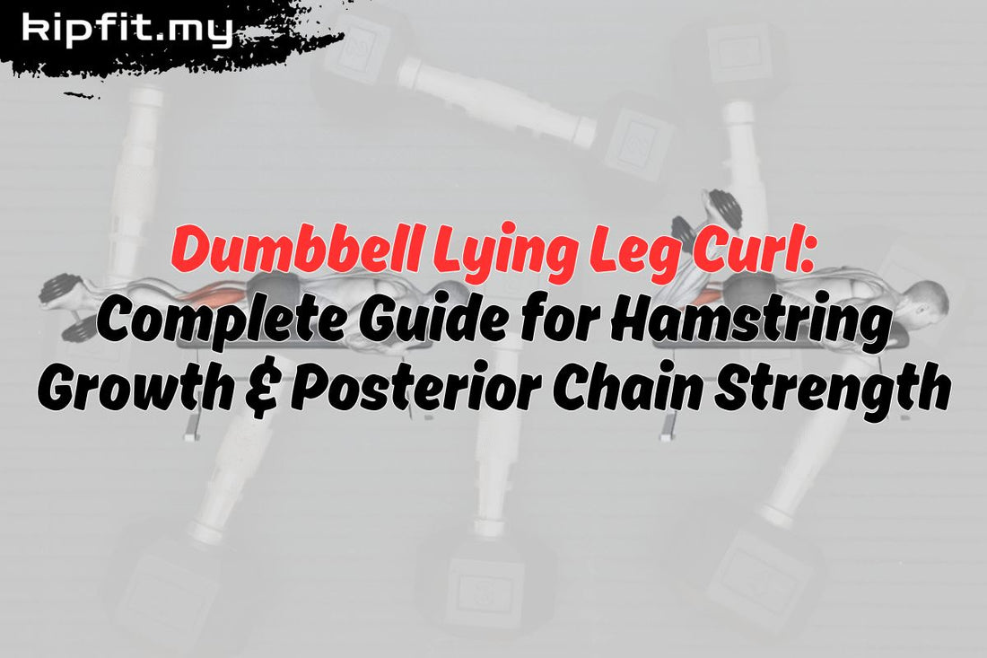 Dumbbell Lying Leg Curl
