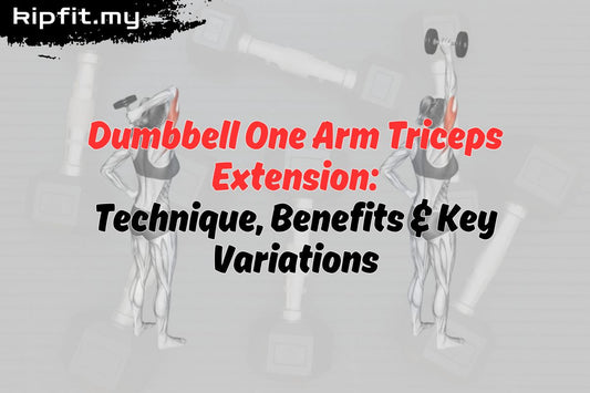 Dumbbell One Arm Triceps Extension