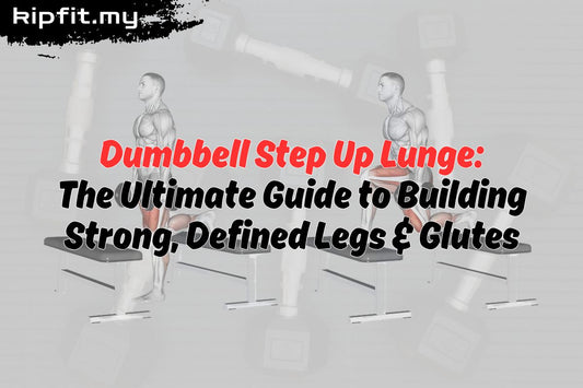Dumbbell Step Up Lunge