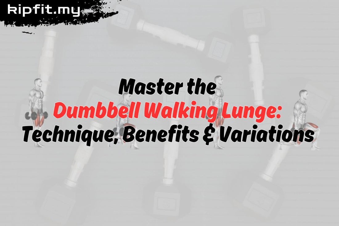 Dumbbell Walking Lunge
