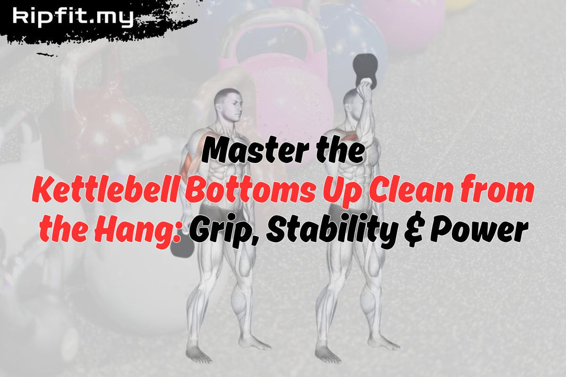 Kettlebell Bottoms Up Clean from the Hang
