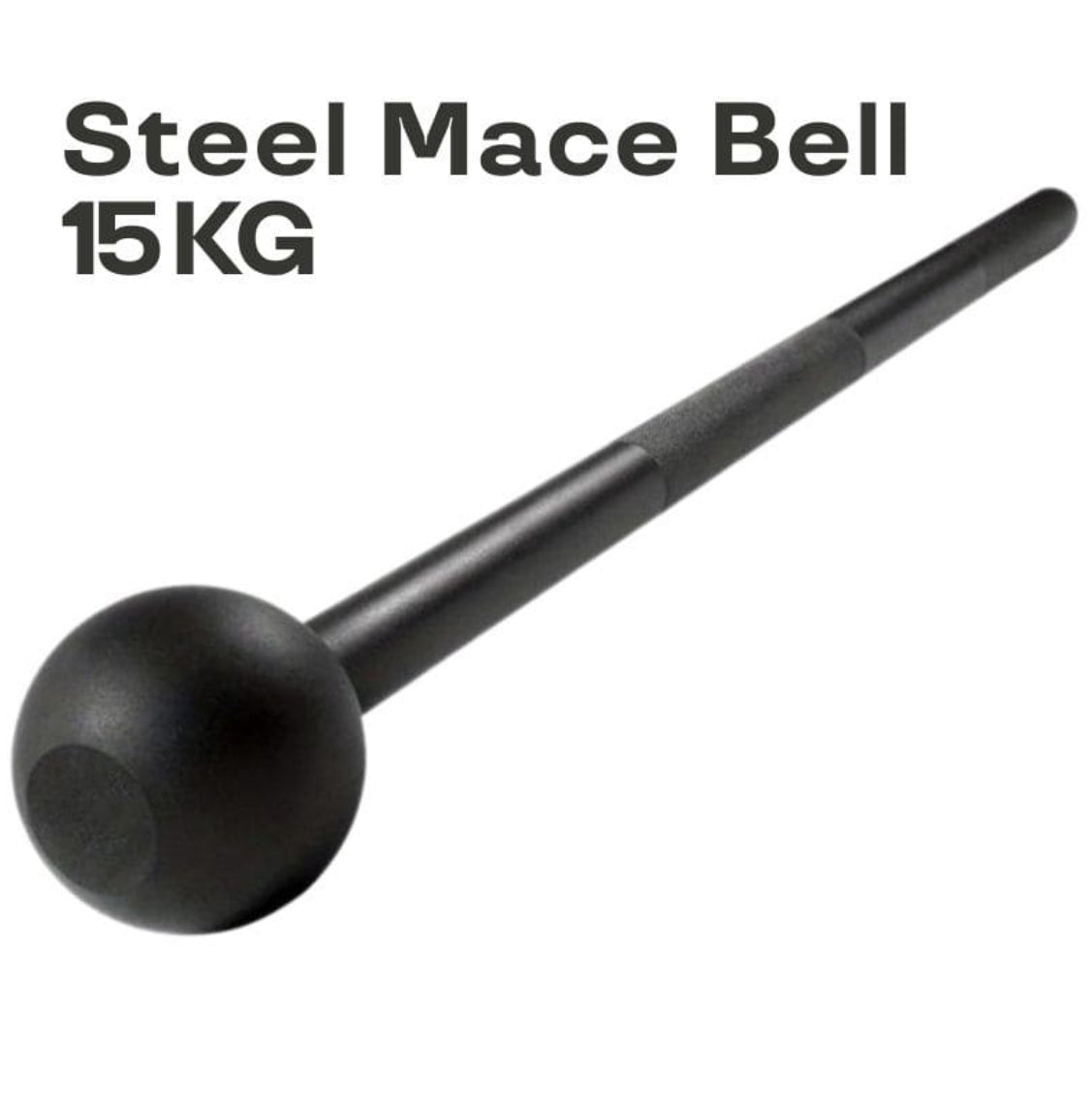 Steel Mace Bell Perfectly Balanced Hand-Sculpted Cast Iron 4kg - 20kg Macebell