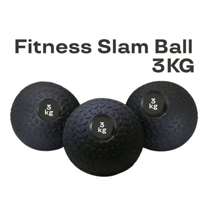 Fitness Slam Ball No Bounce Weights Medicine Ball Heavy Duty Rubber Power Strength Training Fitness Gym Home Workout Equipment Core Ab Exercises Bootcamp MMA Boxing