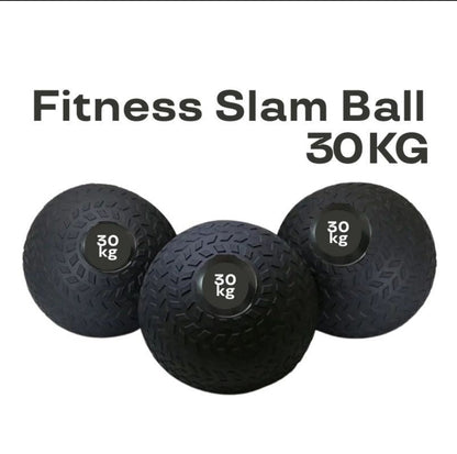 Fitness Slam Ball No Bounce Weights Medicine Ball Heavy Duty Rubber Power Strength Training Fitness Gym Home Workout Equipment Core Ab Exercises Bootcamp MMA Boxing