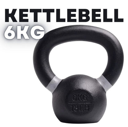 MMB Black Powder Coated Hardstyle Cast Iron Kettlebell