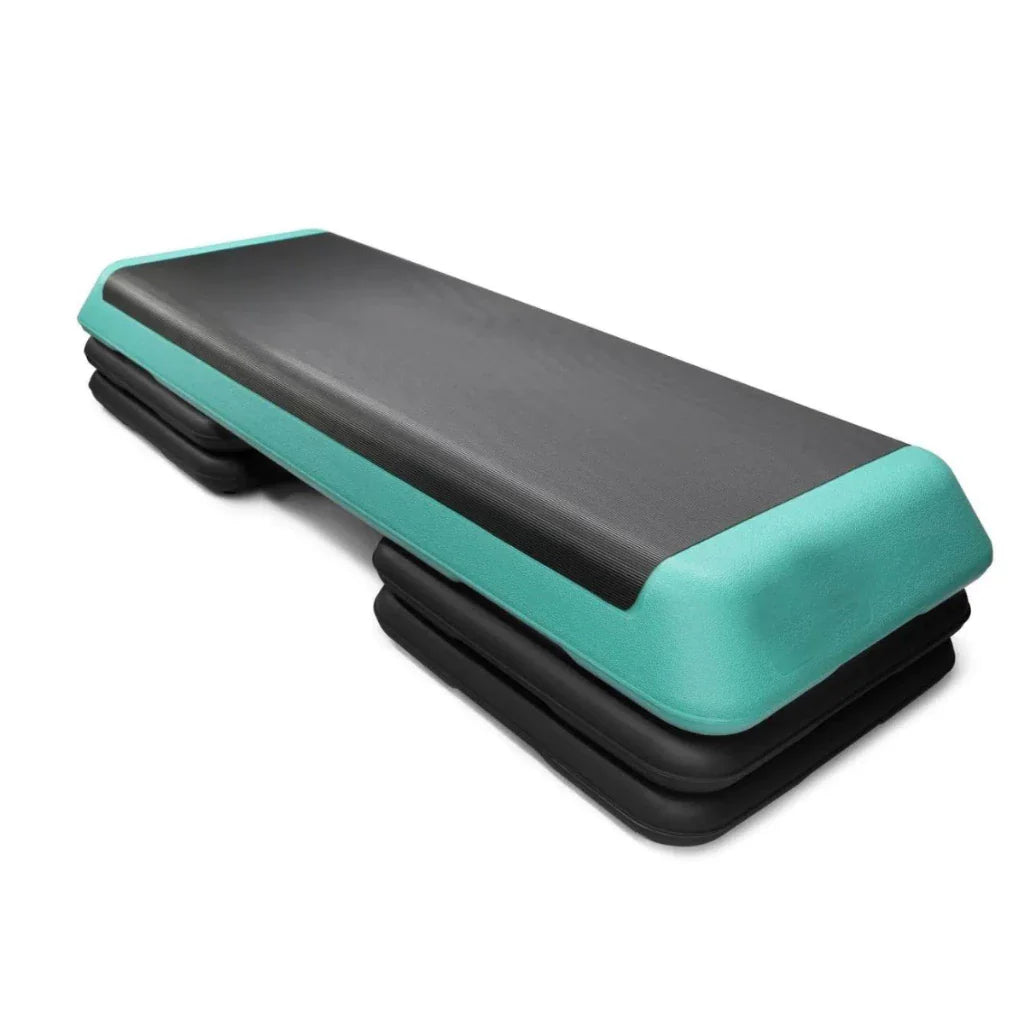 Paton Aerobic Exercise Workout Step Platform Health Club Size with Adjustable Risers Included and Extra Risers Options