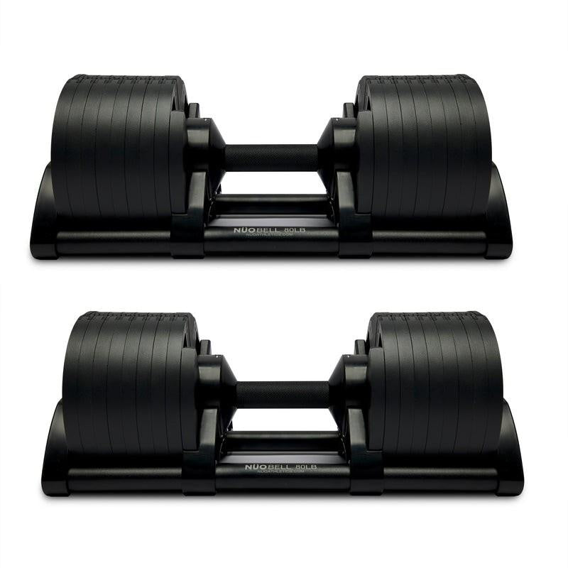 NÜOBELL 232  220 "Blackout" | 2KG Increments (Limited Edition) Nuo Nuobell Flexbell Adjustable Dumbbells