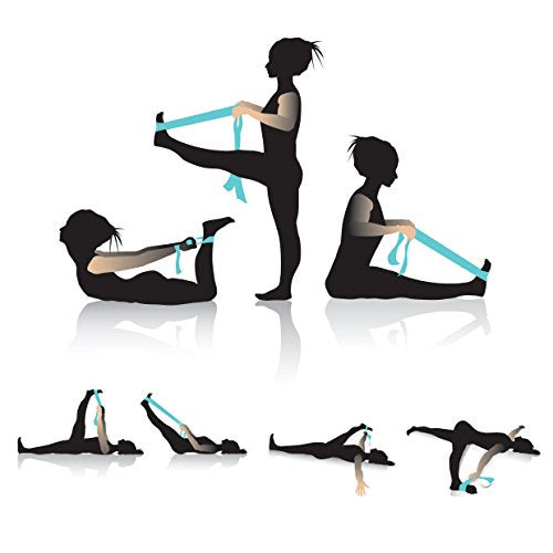 Elastic Yoga Pilates Rubber Stretch Resistance Exercise Fitness Band Belt