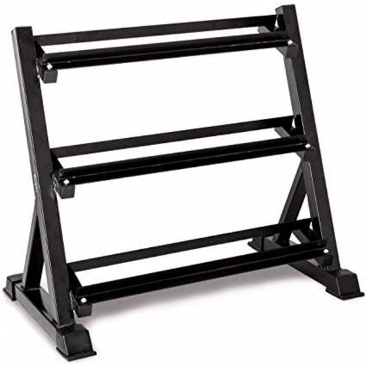 Ena 3 Tier Dumbbell Rack Only 300kg Load-Bearing Heavy Duty Steel Dumbbell Stand Quick Assembly Home Gym