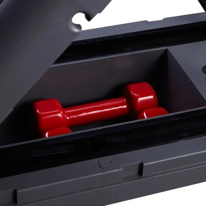 Vimat Foldable Adjustable Aerobic Stepper Deck Dumbell Gym Bench