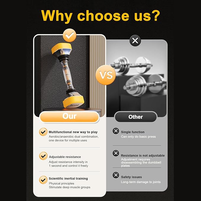 Shaking Dumbbells Fitness Weight Equipment For Man Women - Single Shake Full body Core Muscle Training Shake Weight