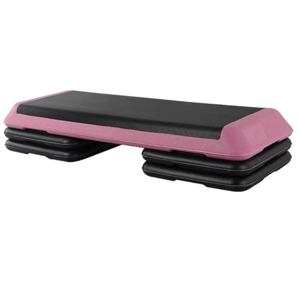Paton Aerobic Exercise Workout Step Platform Health Club Size with Adjustable Risers Included and Extra Risers Options