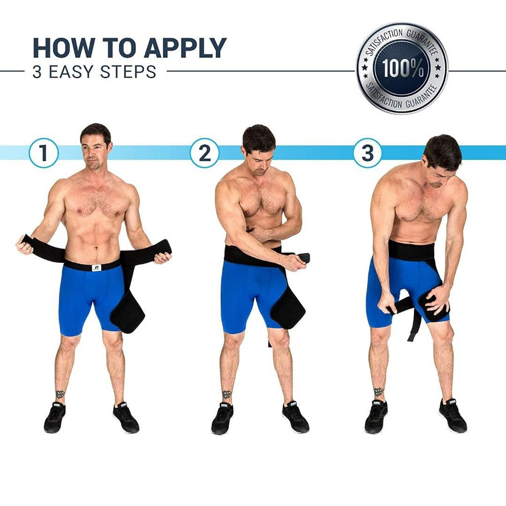 Hip Brace for Sciatica Pain Relief SI Belt Sacroiliac Belt Hip Pain Compression Wrap for Thigh Hamstring Joints Arthriti