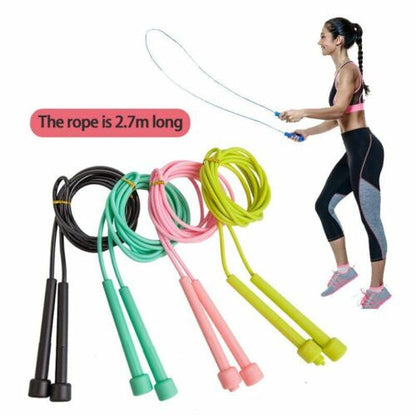 Speed Skipping Rope PVC Fitness Weight Loss Portable Jump Unisex Children Adult Fitness Crossfit Boxing Jumping Rope