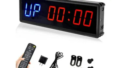 LED Interval Timer Count Down/Up Clock Stopwatch with Remote  4" (660*187*45mm)