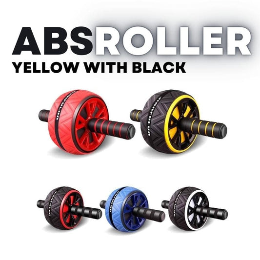 Abs Roller Yellow with Black Kipfit