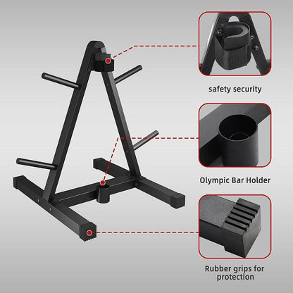 Achtros A Frame Weight Plate Rack Olympic