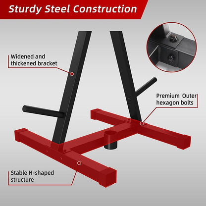 Achtros A Frame Weight Plate Rack Olympic