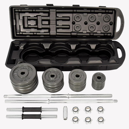 Adjustable Dumbbells 50kg Set With Box