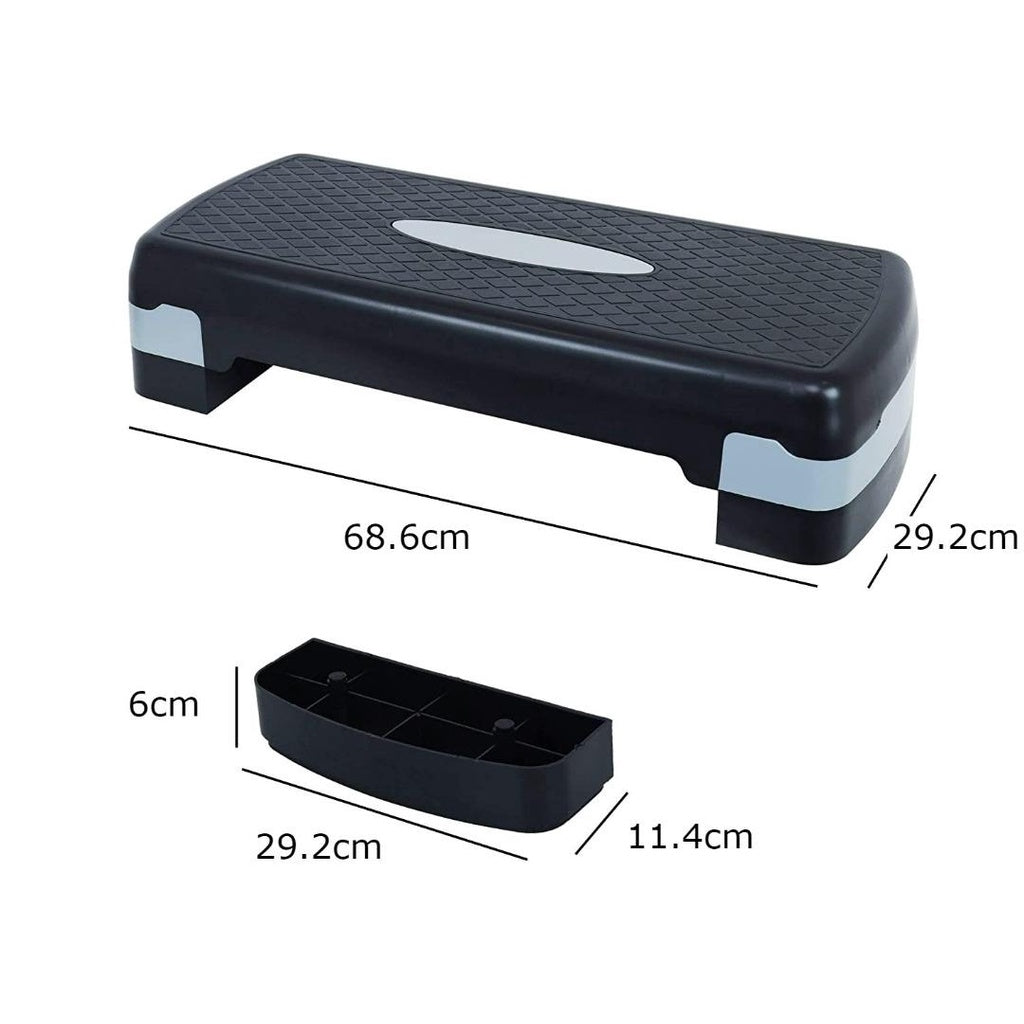 Adjustable Stepper Step Platform/Black Blue