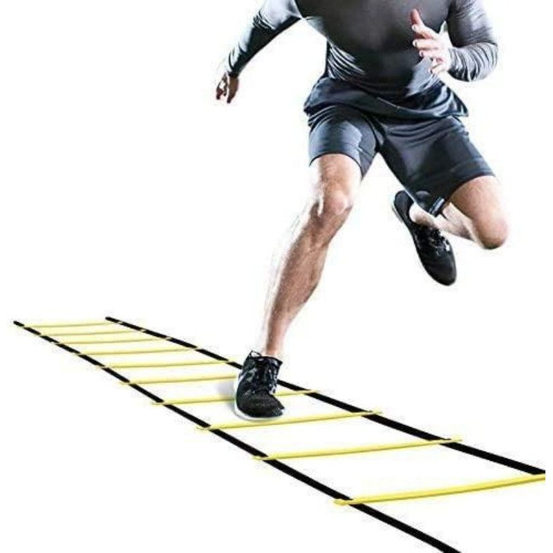 Agility Ladder Speed Resistance Parachute 5 Disc Cones and Carry Bag