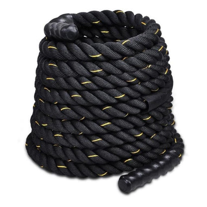 Battle Rope for Strength Training Cross Fit Exercises Workout Anchor Strap Bolt (Length 9m to 15m) (Weight 7.5KG to 24.6KG)