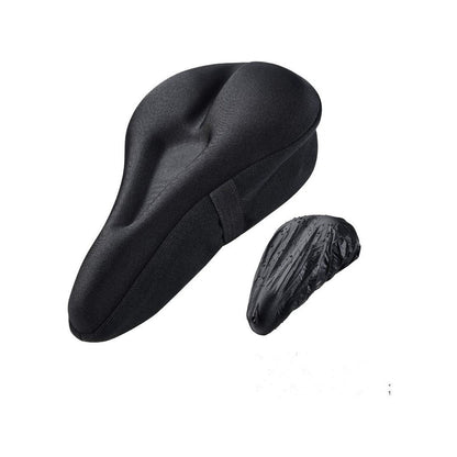 Bike Seat Cushion - Gel Padded Bike Seat Cover for Men Women Comfort, Extra Soft Exercise Bicycle Seat Compatible
