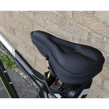 Bike Seat Cushion - Gel Padded Bike Seat Cover for Men Women Comfort, Extra Soft Exercise Bicycle Seat Compatible