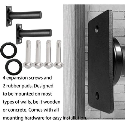 Wall Mounted Weight Plate Holder – Fits 50mm Olympic Weight Plate, Hardware Included Weight Plate Storage